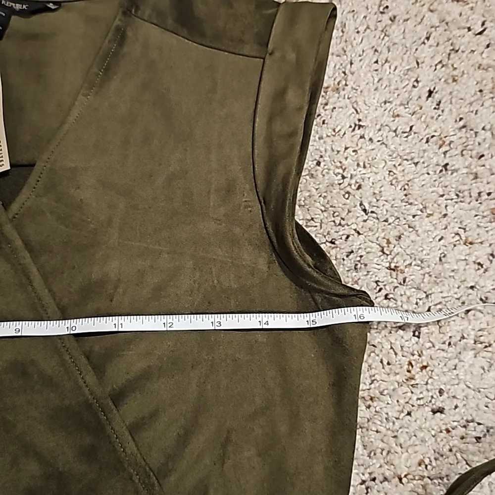 NWT Banana Republic sz 6P green dress - Picture 7 of 14
